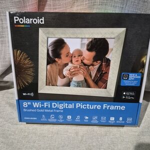 Polaroid 8" Wi‑Fi Digital Picture Frame - Brushed Gold